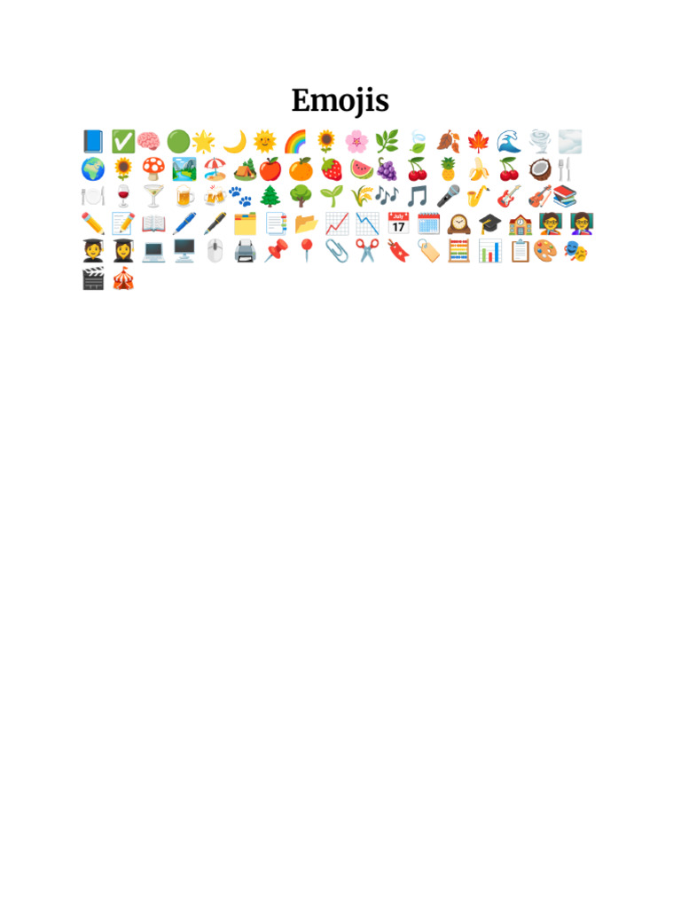 Emojis | PDF