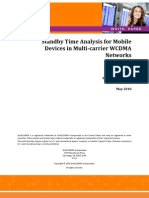 Standby Time Analysis Mobile Devices Multi Carrier Wcdma Networks