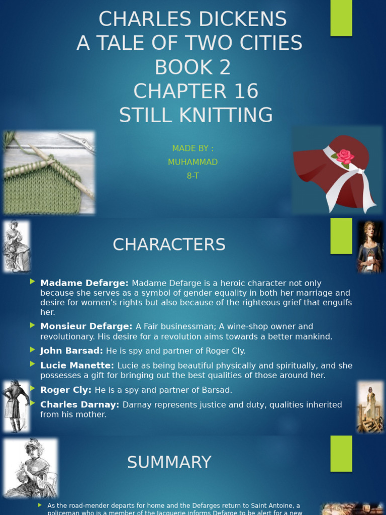 Analysis of Madame Defarge's Role | PDF | A Tale Of Two Cities
