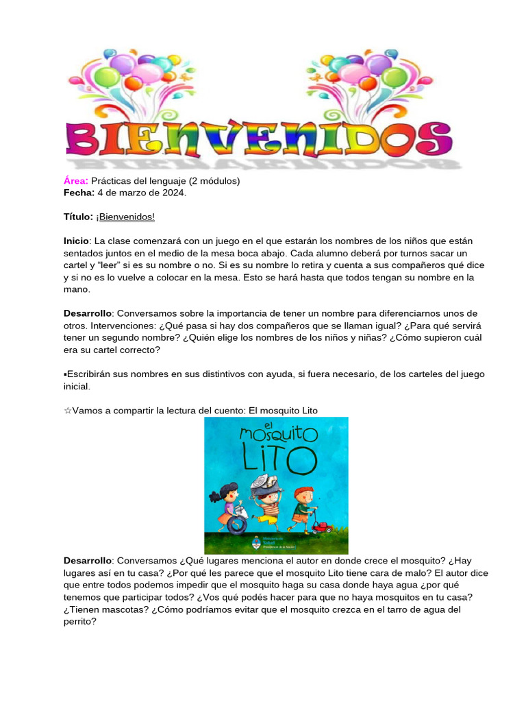 Clases MARZO 1RO | PDF | Calendario