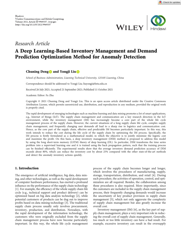 PDF 2 | PDF | Inventory | Supply Chain