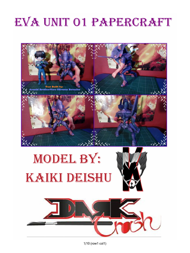 Chibi Eva Unit 01 Con Lineas | PDF