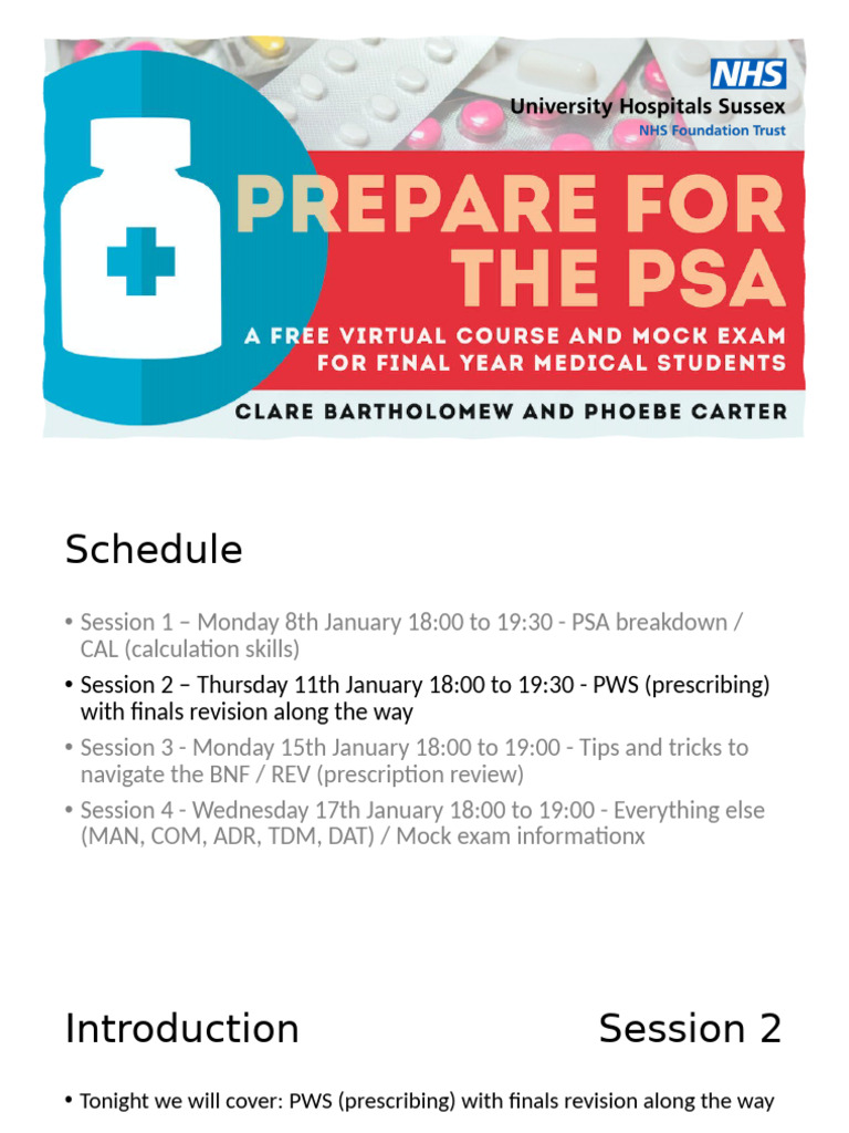 PSA 2 2024 Post-Course | PDF | Intravenous Therapy | Hypertension