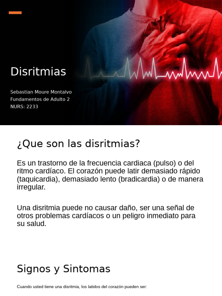 Guía Completa sobre Disritmias Cardíacas | PDF | Especialidades Medicas ...