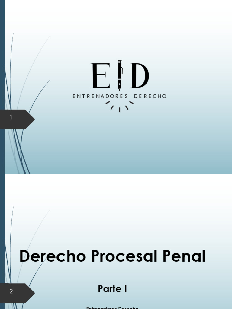 ED - Derecho Procesal Penal I | PDF | Debido al proceso | Queja