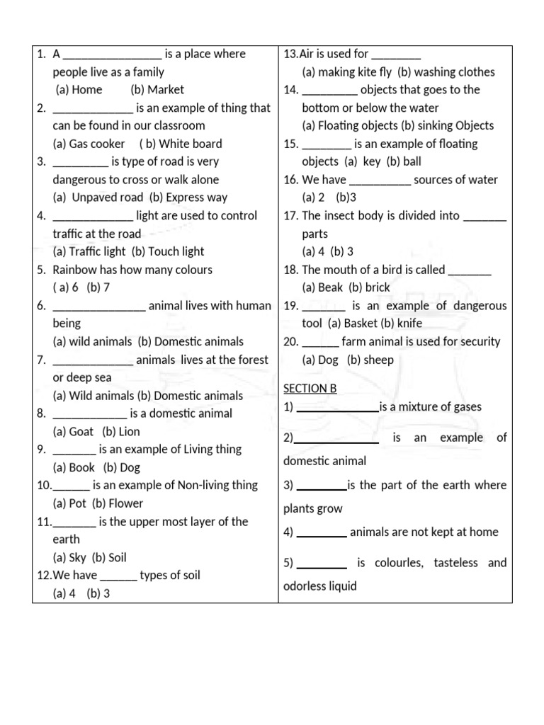 Grade 1 Basic Science Home Fun 3rd Term 2022 2023 | PDF