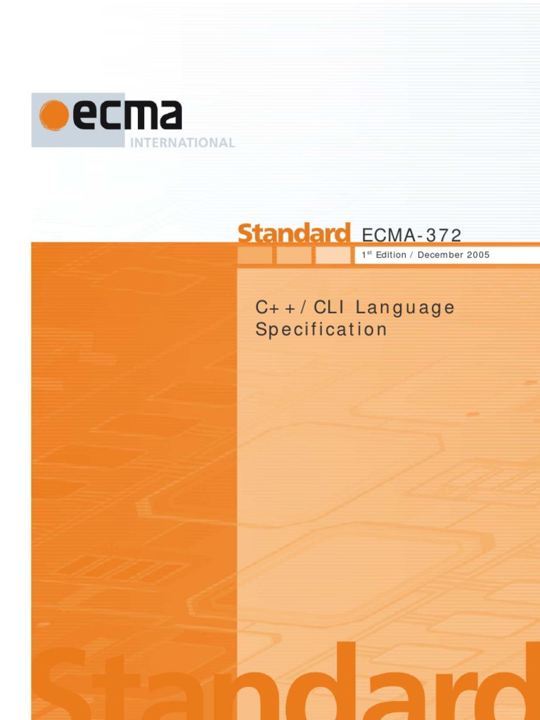C++/CLI Language Specification Guide | PDF | C++ | Constructor (Object ...