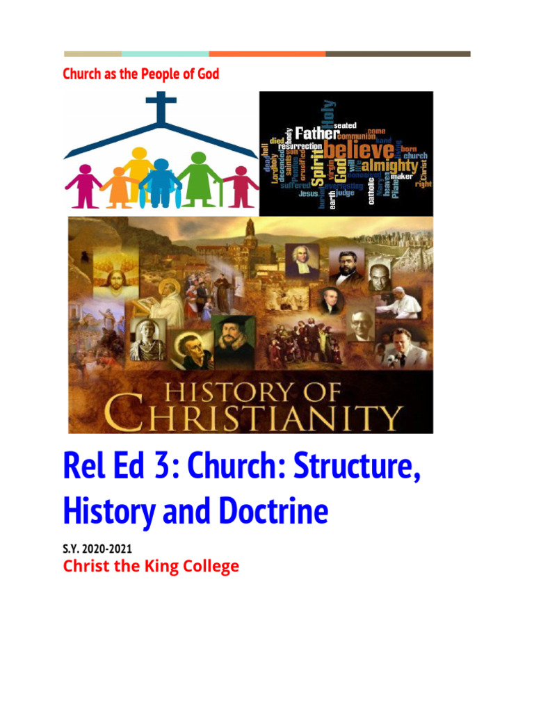 Rel Ed 3 Module 1 Church Structure, History and Doctrine | PDF ...