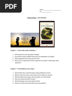 Chapter 4 Summary of Of Mice and Men | PDF