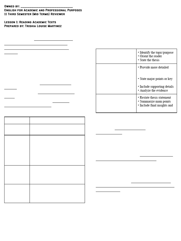 Understanding Academic Text Structure | PDF | Word | Semantics