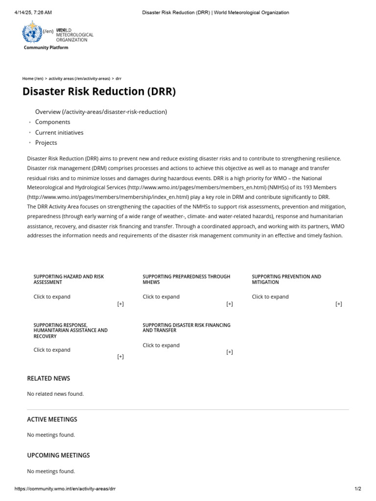Disaster Risk Reduction Overview | PDF | Disaster Risk Reduction | Risk
