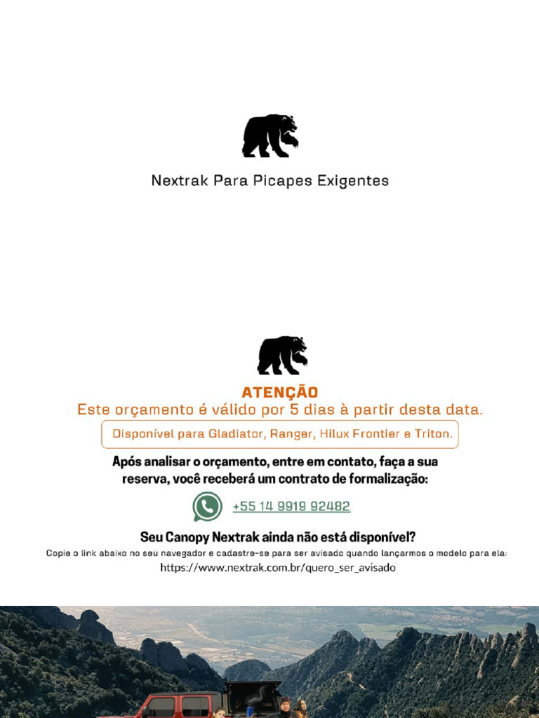 Catalogo Nextrak - Proposta Exclusiva | PDF