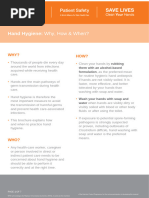 Handwashing Procedure Guide | PDF | Hand Washing | Hygiene