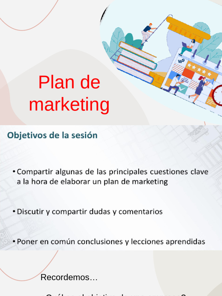Clase 3 Plan de Marketing | PDF | Marketing | Inteligencia de negocios