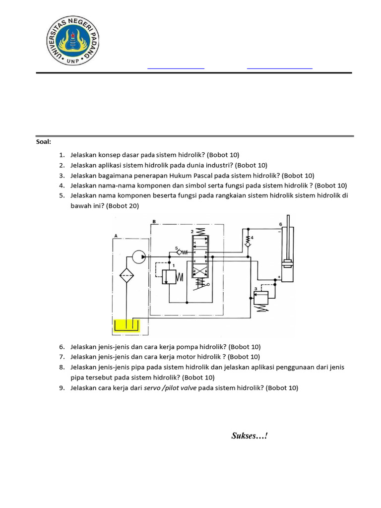 Ujian Hidrolik Dan Pneumatik 2025 Pdf