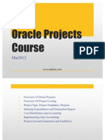 Oracle Projects Course Mar2012