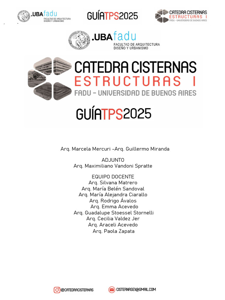 E1 Excisternas - Uba Fadu - 2025 - Guia 1C VF 0304 | PDF | Mecánica ...
