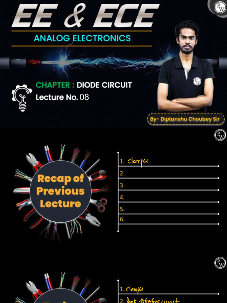 Diode Circuit 08 - Class Notes | PDF