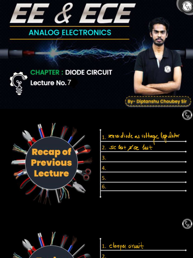 Diode Circuit 07 - Class Notes | PDF