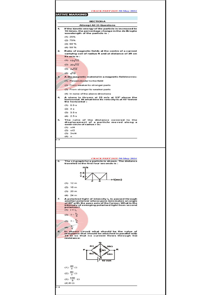 FST-1 (30-May-2024) (English Only) Paper - Cropped | PDF