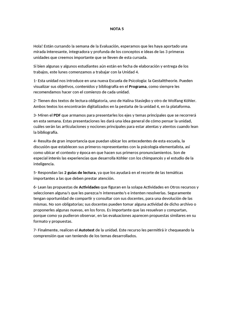 Nota 5 | PDF