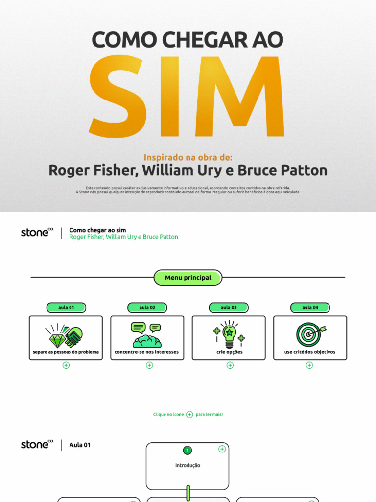 Ebook Stone Como Chegar Ao Sim | PDF
