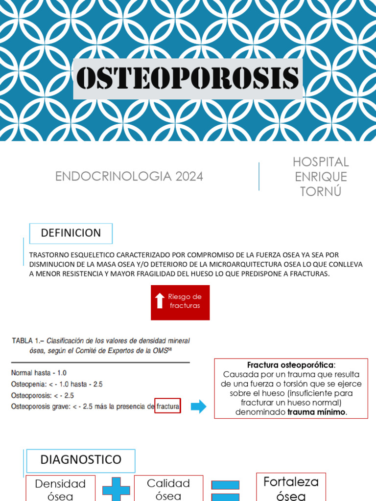Guía Completa sobre Osteoporosis 2024 | PDF | Osteoporosis | Hueso