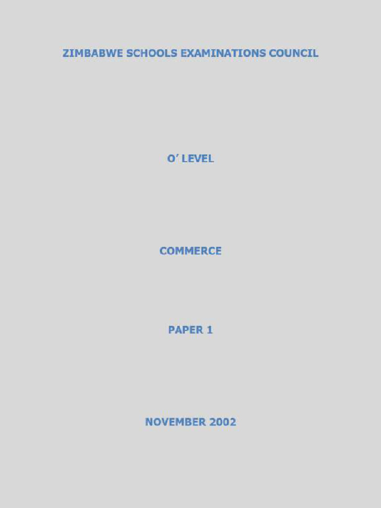 Comprehensive Commerce Study Guide | PDF