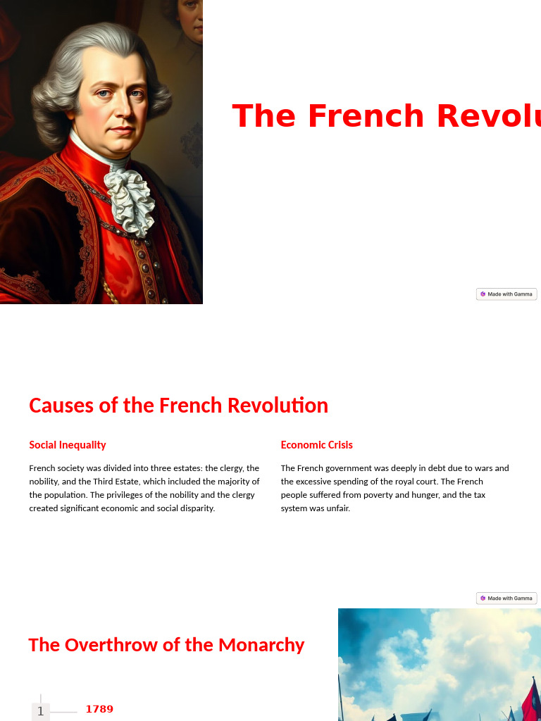 Causes and Impact of the French Revolution | PDF | French Revolution ...