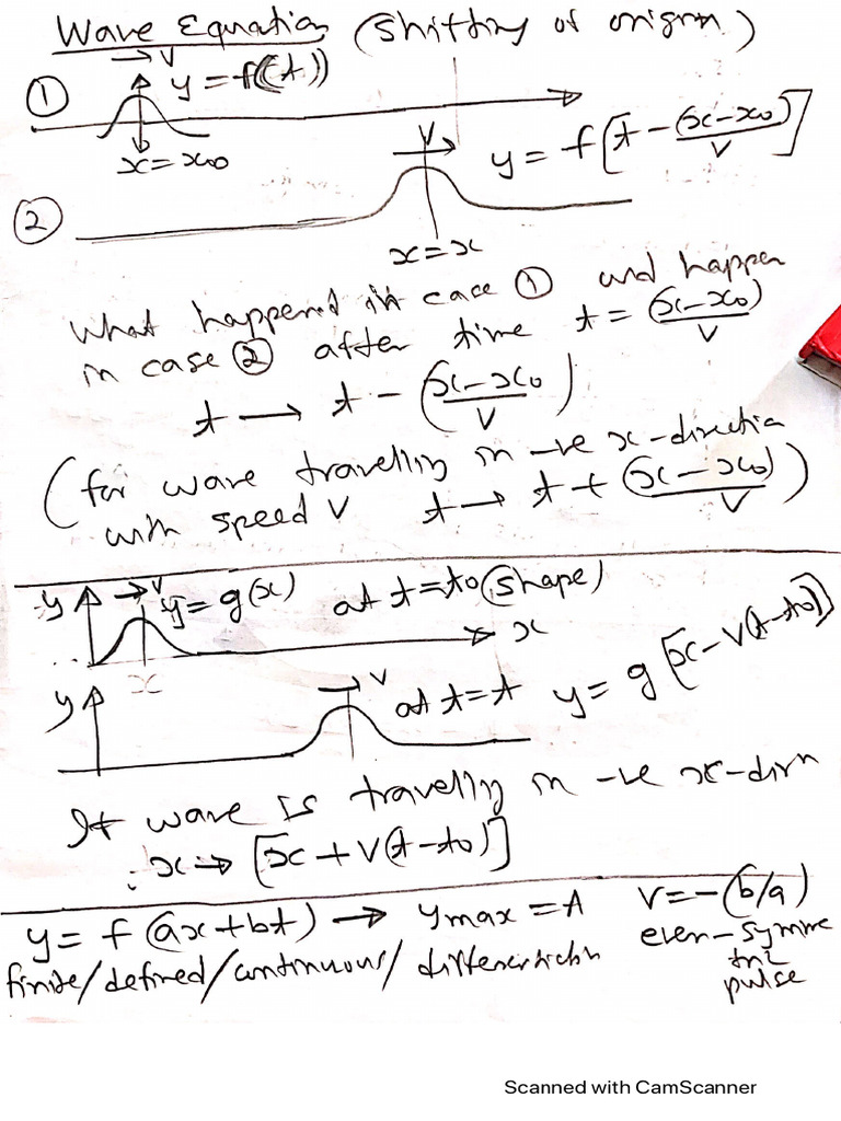 Mechanical Waves Notes1 | PDF | Waves | Wave Equation