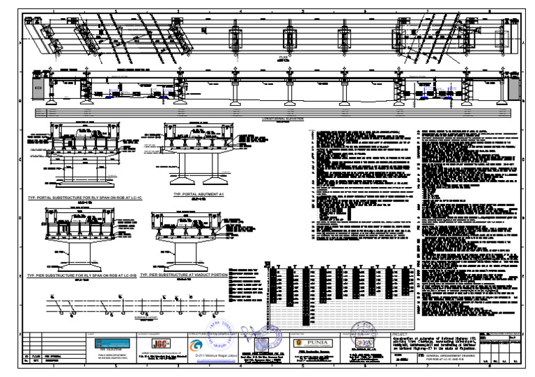 General Arrangement for Railway ROB | PDF