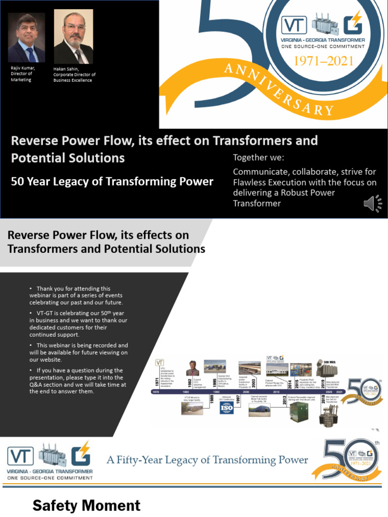 Reverse Power Flow Effects on Transformers | PDF | Electrical Grid ...