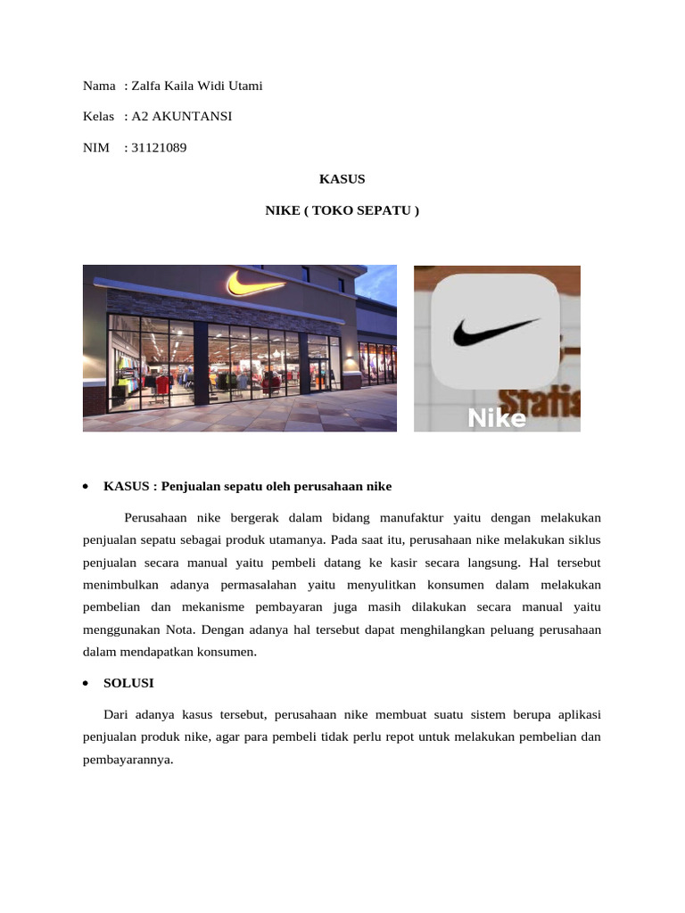 Kasus Nike Dan Flowchart | PDF