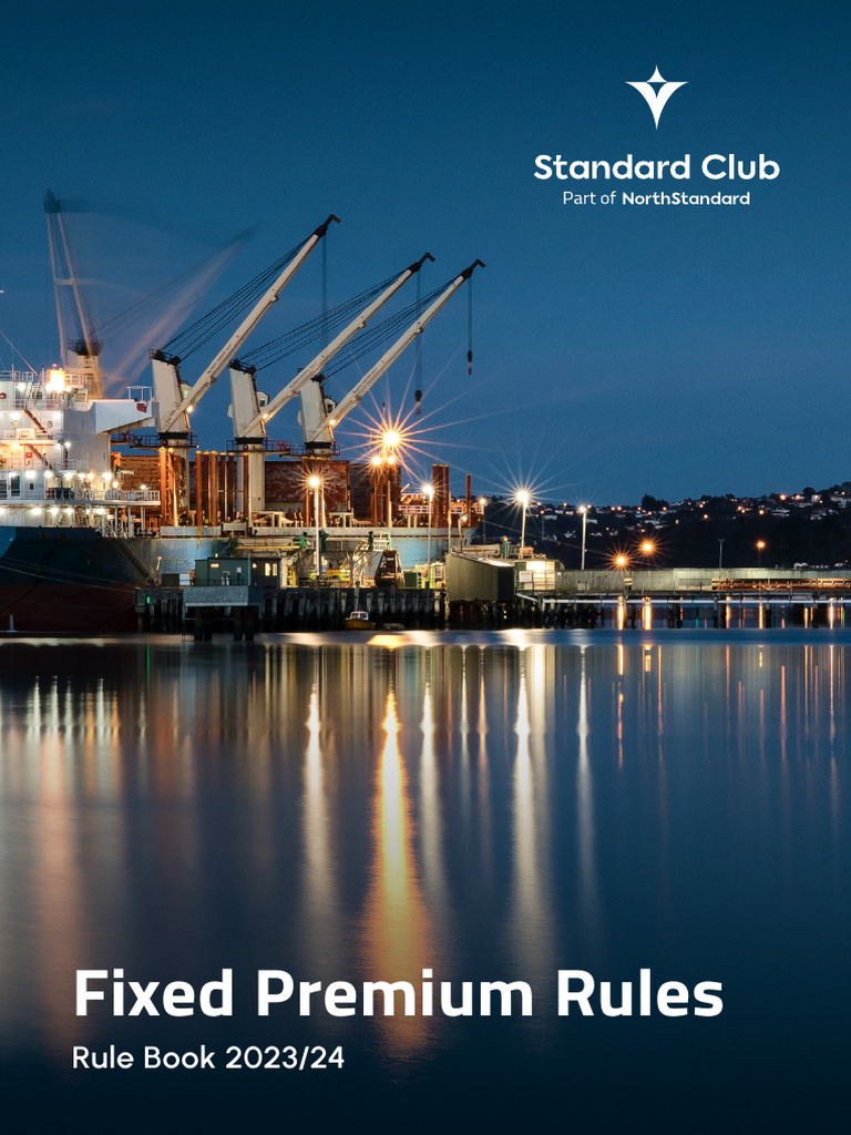 Fixed Premium Rules 2023/24 Guide | PDF | Insurance | Indemnity