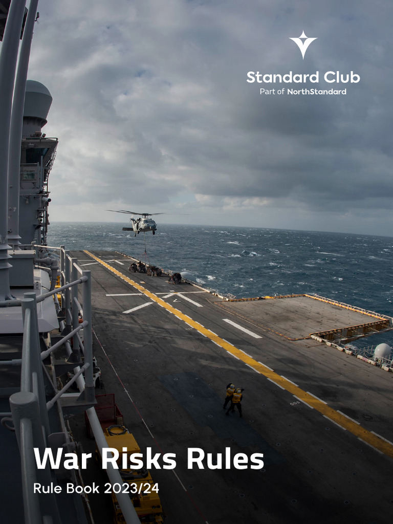 2023/24 War Risks Insurance Rules | PDF | Insurance | Reinsurance
