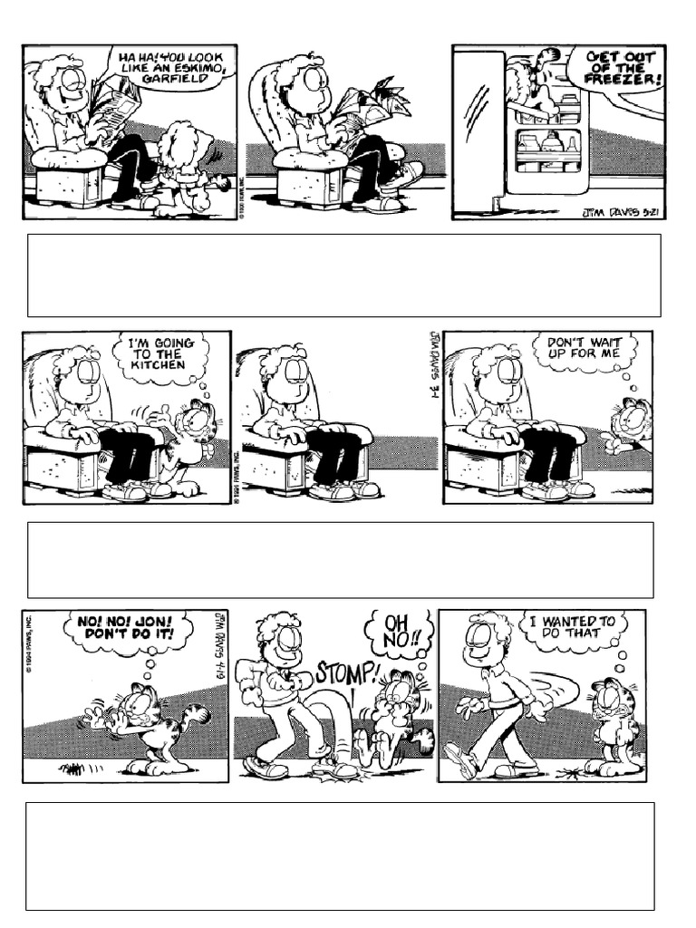 Garfield Reported Speech | PDF