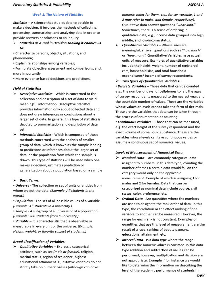 Understanding Statistics and Sampling Techniques | PDF | Statistics ...