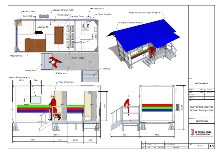 Portacamp Office Layout and Design | PDF