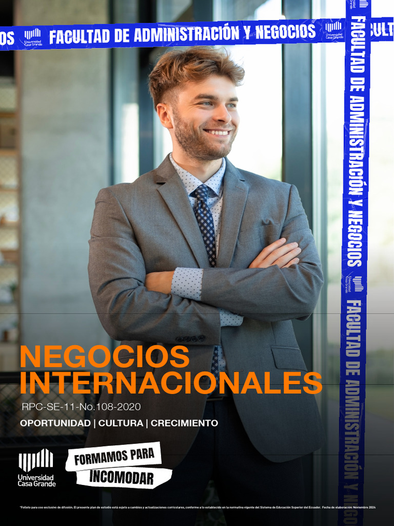 Licenciatura en Negocios Internacionales UCG | PDF | Negocios ...