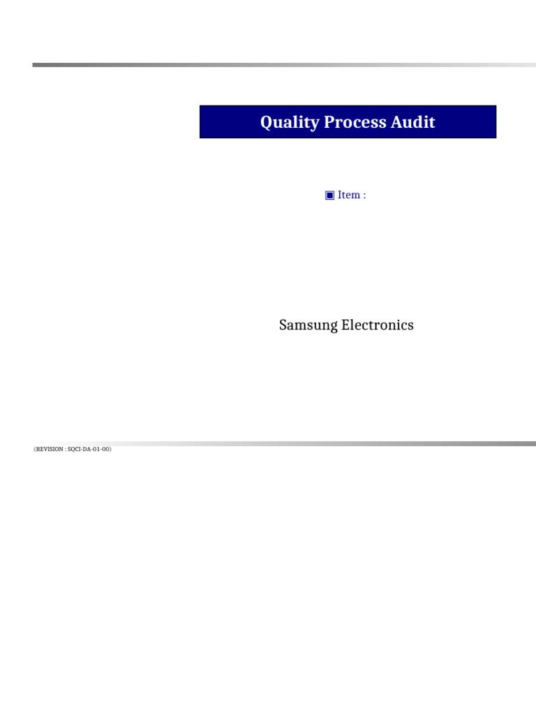 QPAchecklist 170424 | PDF
