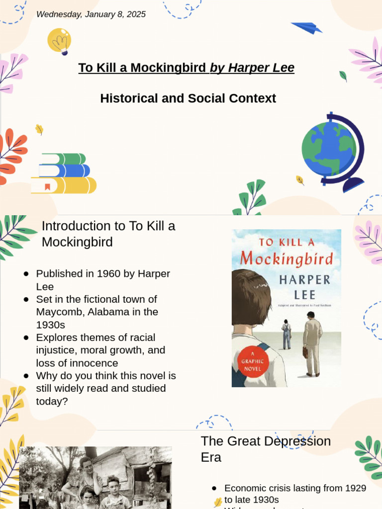 1 - To Kill A Mockingird - Introduction To Context | PDF | To Kill A ...