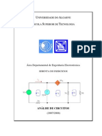 Análise de Circuitos - Sebenta de Exercícios