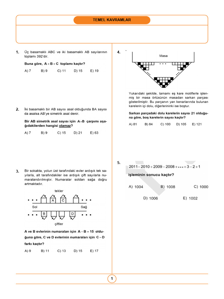 Temel Kavramlar | PDF