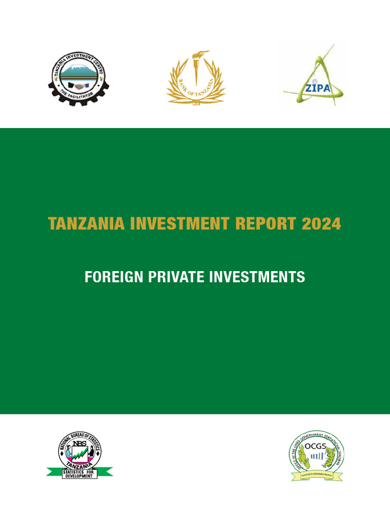 Tanzania Investment Report 2024 Insights | PDF | Foreign Direct ...