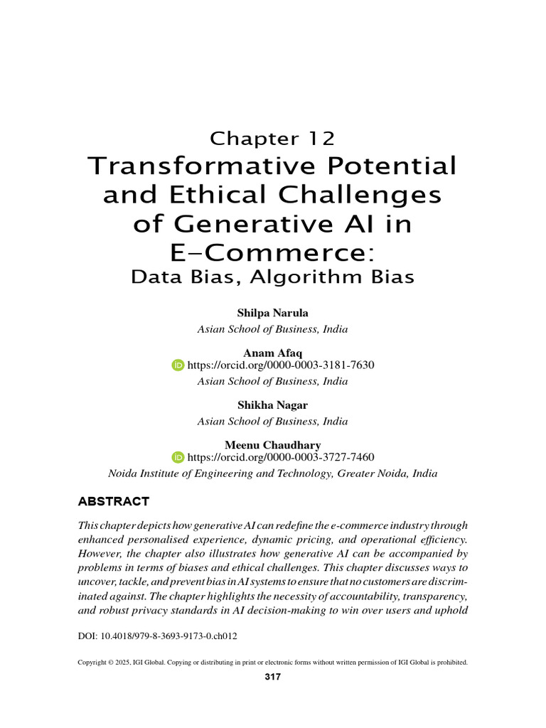 Transformative Potential and Ethical Challenges of | PDF | Artificial ...