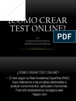 Cómo Crear Test Online