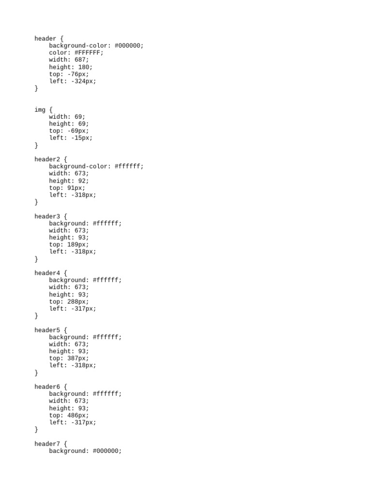 Css | PDF