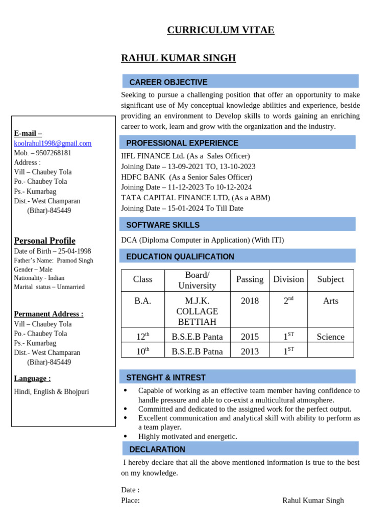 Rahul Kumar Singh | PDF | Learning | Cognition