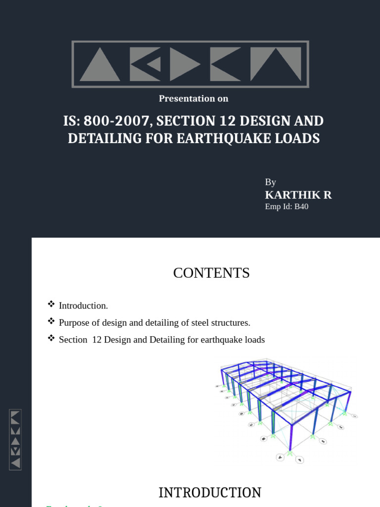 Earthquake Load Design Guidelines | PDF | Strength Of Materials | Buckling