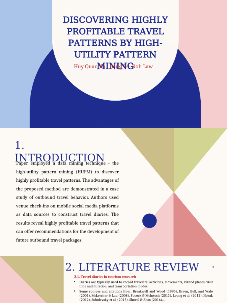 Profitable Travel Patterns via Data Mining | PDF | Data | Computing
